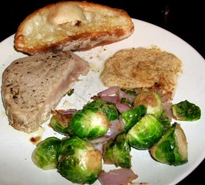 tuna and brussels